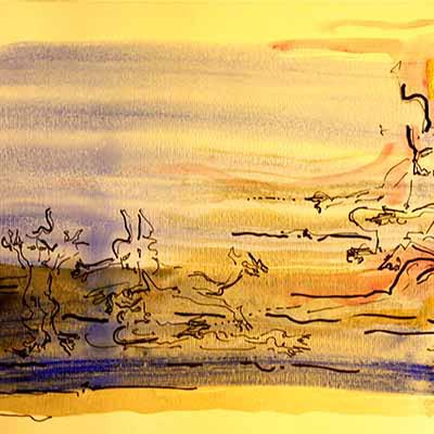 Aguarela 17 0,20x0,30m