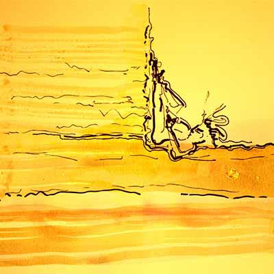 Aguarela 4 0,20x0,30m