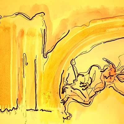 Aguarela 6 0,20x0,30m