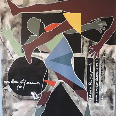 So much on my mind 200x160cm tela