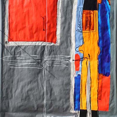 Front row 200x100cm papel