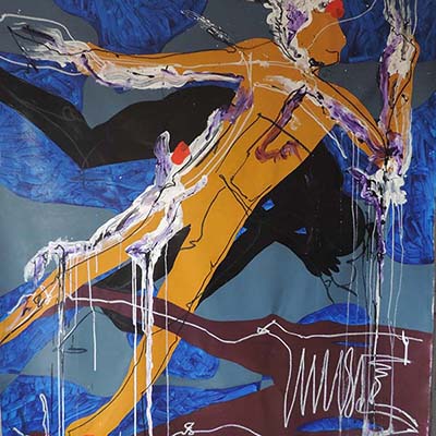 Just growing 200x150cm tela