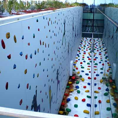 a happy wall in a hospital - 50mx6m