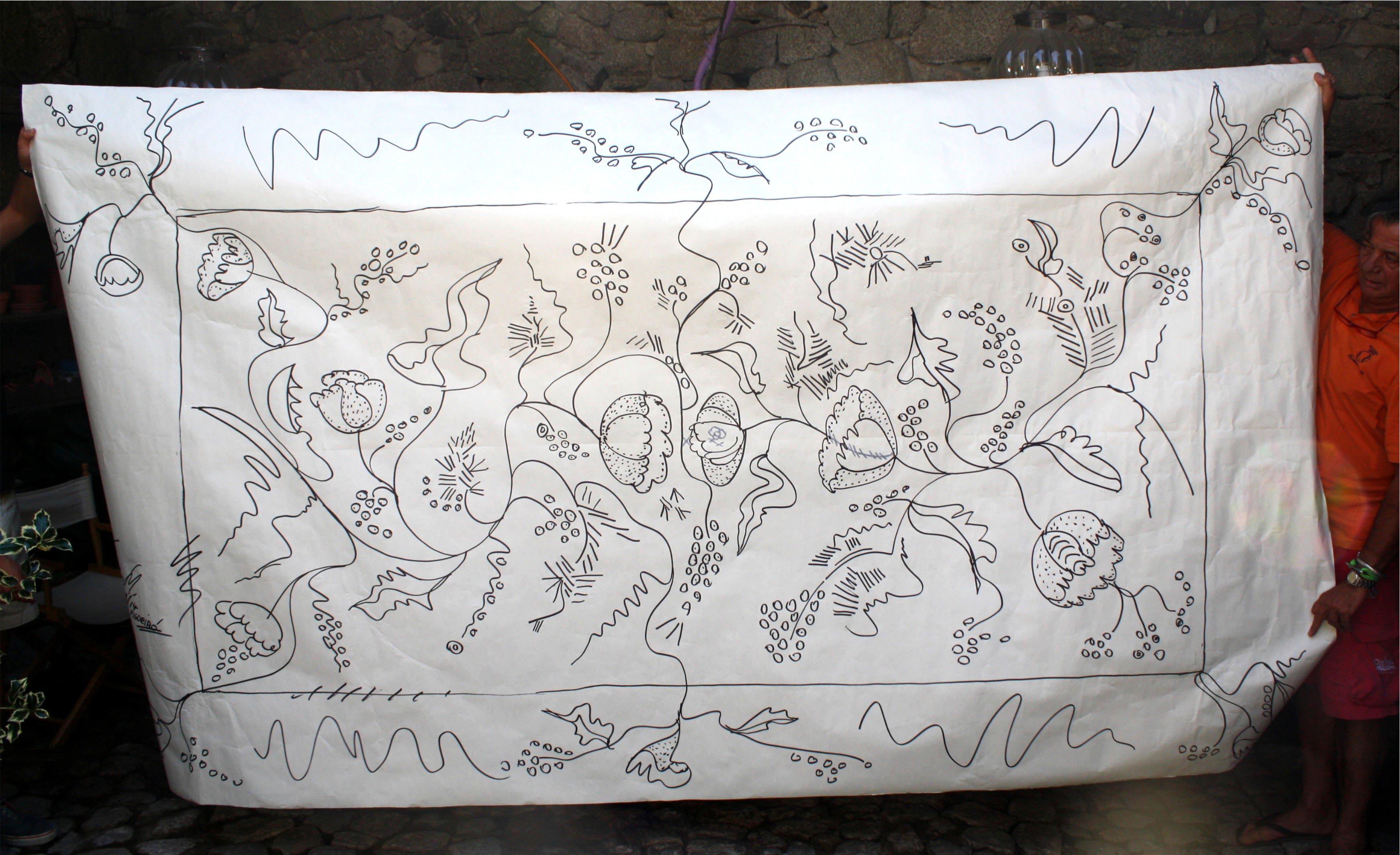 Portuguese table clothl 2 4mx2m